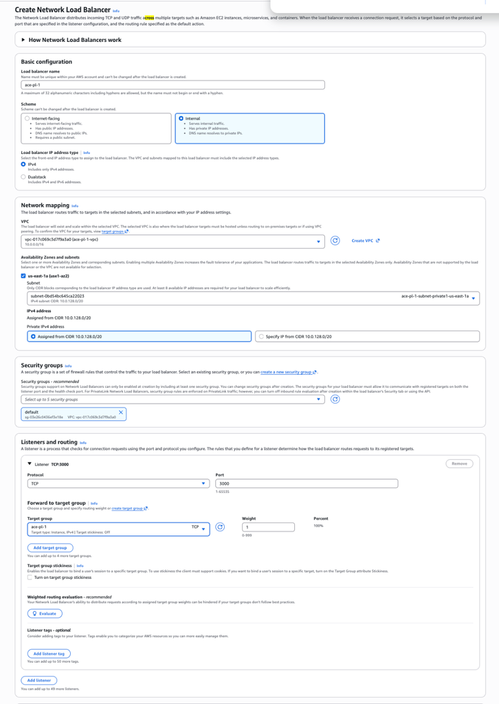 Create Load Balancer